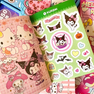 Carnet autocollants Sanrio !