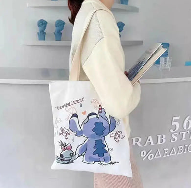 Sac fourre-tout en toile sticth - disney 