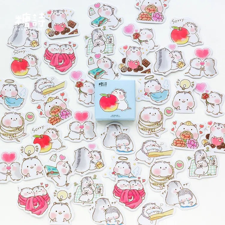 Pack autocollants hamsters stickers 