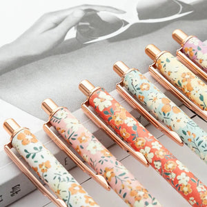 Stylo gold « Fleurs » !