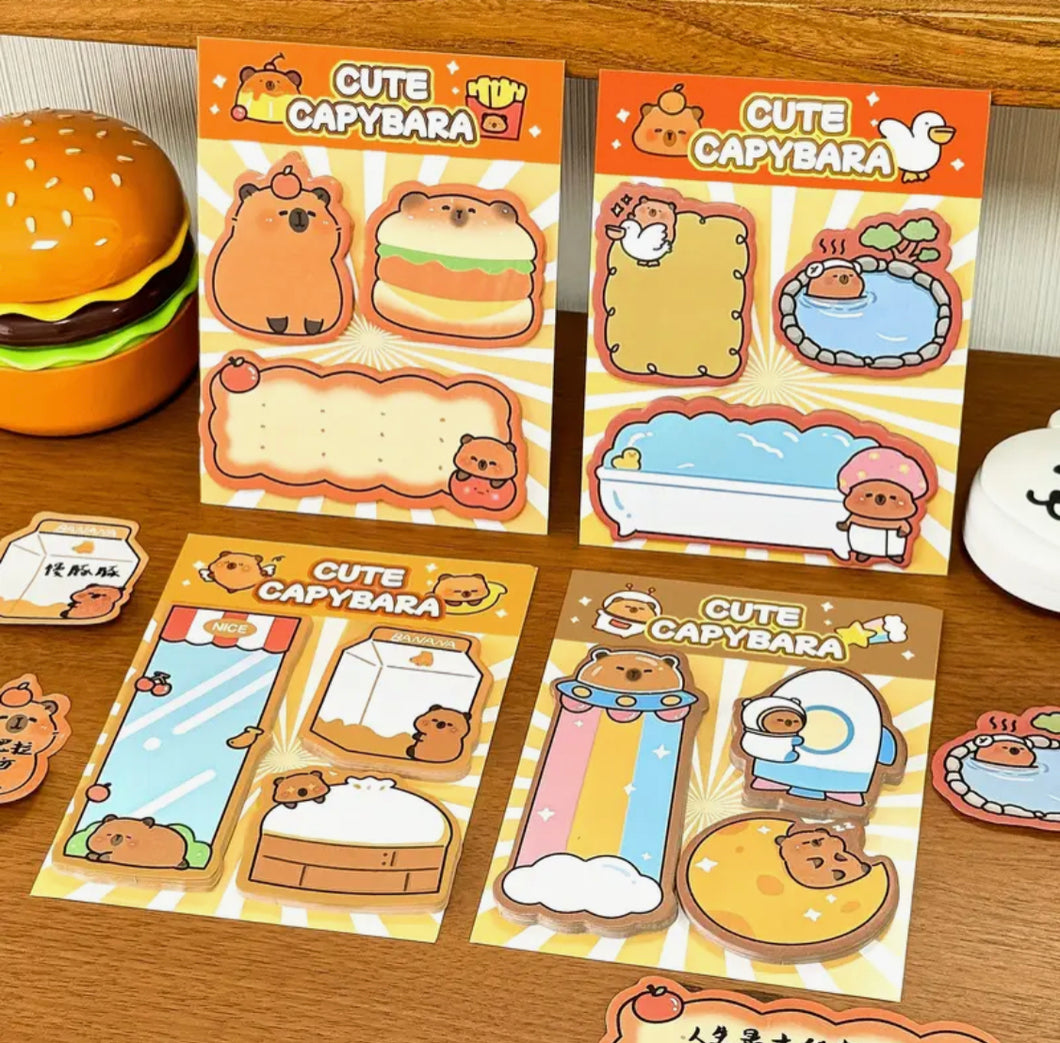 Set sticky notes Capybaras !