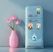 Charger l&#39;image dans la galerie, Pack 50 autocollants « Animals bottles »