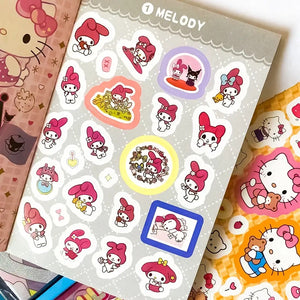 Carnet autocollants Sanrio !