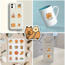 Charger l&#39;image dans la galerie, Pack 100 autocollants Capybaras !
