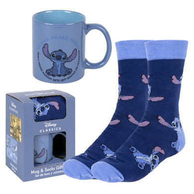 Set tasse et chaussettes Stitch Disney 