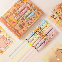 Charger l&#39;image dans la galerie, Pack 6 surligneurs Capybaras !