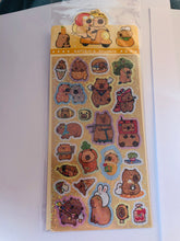 Charger l&#39;image dans la galerie, Planche stickers Capybaras!