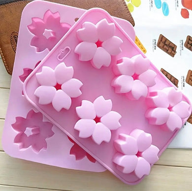 Moule en silicone pour chocolats en forme de fleurs de cerisier Sakura du Japon 