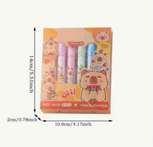 Charger l&#39;image dans la galerie, Pack 6 surligneurs Capybaras !