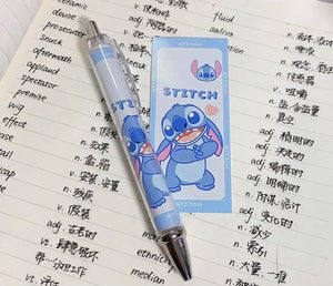 Stylo gel encre noire 0,5mm stitch - disney