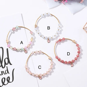 Bracelet perles « étoile » ♣