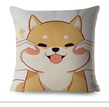 Charger l&#39;image dans la galerie, Housse de coussin &quot;Shiba&quot; _ ♣