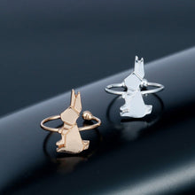 Charger l&#39;image dans la galerie, Anneau &quot;Lapin origami&quot; _ !