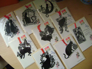 Marque-pages "Black cats" ♣