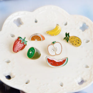 Pack 7 pins "Fruits" _ ♣