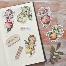 Charger l&#39;image dans la galerie, Set stickers &quot;Baby Dragon&quot; _ ♣