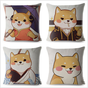 Housse de coussin "Shiba" _ ♣