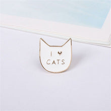Charger l&#39;image dans la galerie, Pins &quot; I LOVE CATS&quot; _ ♣