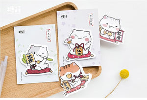 Sticky notes "Chat Chanceux" _ ♣