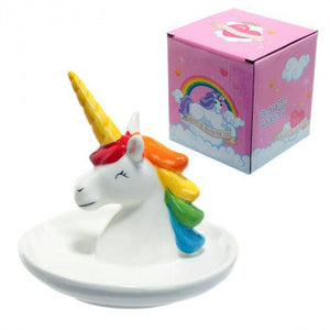 Porte-bagues "Licorne arc-en-ciel" _ !