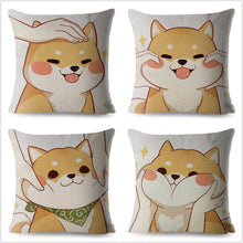 Charger l&#39;image dans la galerie, Housse de coussin &quot;Shiba&quot; _ ♣