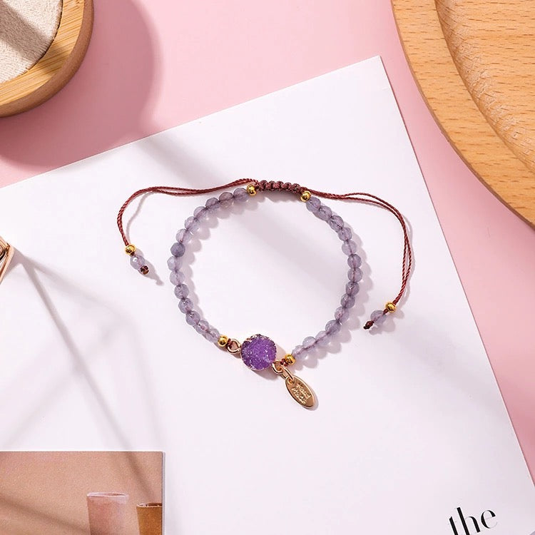 Bracelet « perles » réglable ♣