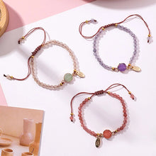 Charger l&#39;image dans la galerie, Bracelet « perles » réglable ♣