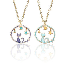 Charger l&#39;image dans la galerie, Collier « chat étoile » _ ♣