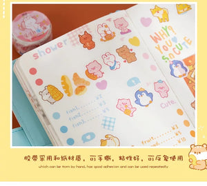 Washi pois « cute animals »_  ! ♣